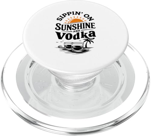 Sippin' on Sunshine And Vodka Lovers Retro Sunset Summer PopSockets PopGrip für MagSafe Sippin' on Sunshine And Vodka Lovers Retro Sunset Summer PopSockets PopGrip für MagSafe von MAGDesigns Ltd. - Summertime Vacation Apparel