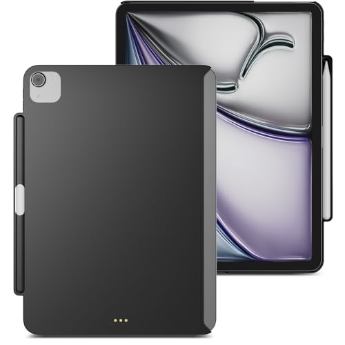 MAGEASY CoverBuddy Lite für M3/M2 iPad Air 11 Zoll (2024–2025) – iPad Air Hülle kompatibel mit Magic Keyboard, mit Apple Pencil Pro Stifthalter – Schwarz von MAGEASY