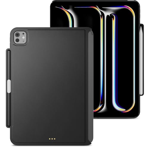 MAGEASY CoverBuddy Schutzhülle für iPad Pro 27,9 cm (11 Zoll), Leder, Schwarz von MAGEASY