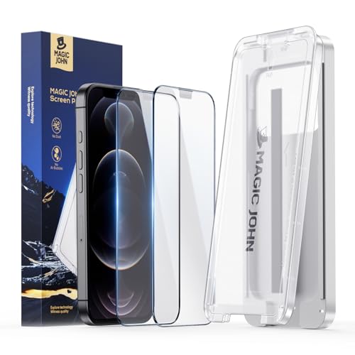 MAGIC JOHN 2 Stück für iPhone 15 Pro Max Displayschutzfolie, Mit Bruchsicherem Tempered Film Panzerglas, Automatische Staubentfernung, Blasenfrei & HD Clear ,Einfache Installation MAGIC JOHN 2 Stück für iPhone 15 Pro Max Displayschutzfolie, Mit Bruchsicherem Tempered Film Panzerglas, Automatische Staubentfernung, Blasenfrei & HD Clear ,Einfache Installation von MAGIC JOHN