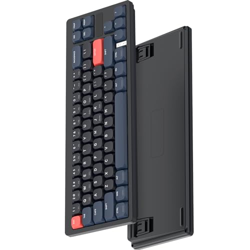 MAGIC-REFINER RKL680 Ultradünne Kabellose Mechanische Gaming-Tastatur, Dual-Mode 2.4GHz Wireless/Bluetooth, Apex Pro Mini 60% Prozent Tastatur Low Profile Braune Schalter für PC/Window/Mac, QWERTY US von MAGIC-REFINER