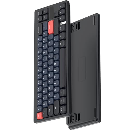 MAGIC-REFINER RKL680 Ultradünne Kabellose Mechanische Gaming-Tastatur, Dual-Mode 2.4GHz Wireless/Bluetooth, Apex Pro Mini 60% Prozent Tastatur Low Profile Roter Schalter für PC/Window/Mac, QWERTY US von MAGIC-REFINER