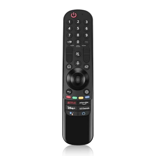 LG Fernbedienung für Smart TVs, Kompatibel mit All LG TV Modellen MR20GA, MR21GA, MR22GA, MR23GA, MR24GA mit Pointer, Passend für LG UHD, OLED, QNED, NanoCell 4K/8K, Ersatzfernbedienung LG Fernbedienung für Smart TVs, Kompatibel mit All LG TV Modellen MR20GA, MR21GA, MR22GA, MR23GA, MR24GA mit Pointer, Passend für LG UHD, OLED, QNED, NanoCell 4K/8K, Ersatzfernbedienung von MAGIC SEAL