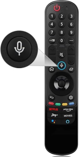 LG Magic Remote Fernbedienung mit Sprachsteuerung, Smart TV MR20 MR21 MR22 MR23GA MR24GA Kompatibel, Netflix & Disney+ Tasten, für UHD/OLED/QNED/NanoCell 4K/8K Modelle LG Magic Remote Fernbedienung mit Sprachsteuerung, Smart TV MR20 MR21 MR22 MR23GA MR24GA Kompatibel, Netflix & Disney+ Tasten, für UHD/OLED/QNED/NanoCell 4K/8K Modelle von MAGIC SEAL