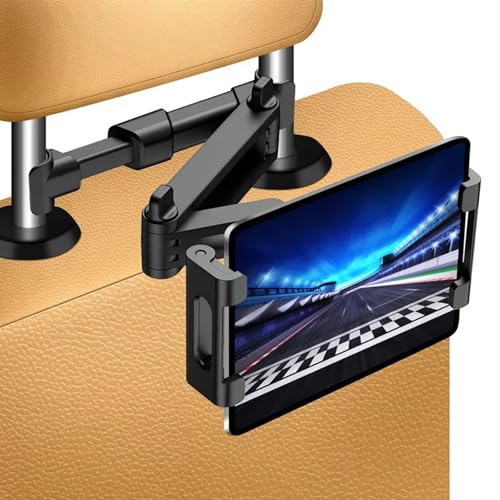 MAGIC SELECT Tablet-Halterung fürs Auto, Auto-Tablet-Halter Kopfstütze für 5,5-10-Zoll-Geräte, Universal-Auto-Tablet-Halterung, Tablet Handyhalterung Auto mit 360°-Drehung und Rutschfesten Polstern von MAGIC SELECT