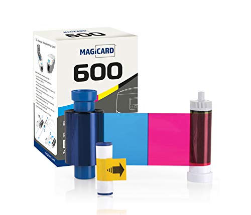 MAGICARD MB300YMCKO Farbband – 300 Drucke – funktioniert nur für 600 Drucker von MAGICARD