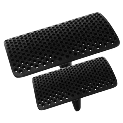 MAGICLULU 1 Paar Schallwand Der Autoklimaanlage Luftumlenker Quadratischer Luftabweiser Lüftungsabweiser Für Auto-klimaanlage Deflektor-entlüftungsabdeckung Ac Vent Deflektor Plastik Black von MAGICLULU