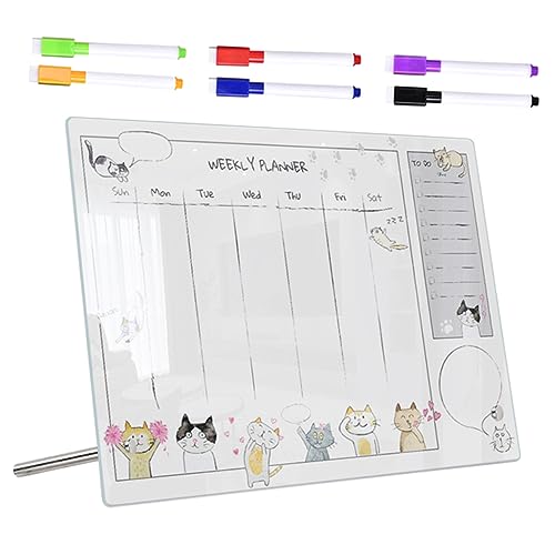 MAGICLULU Planertafel Für Kühlschrank Acryl-kalenderstift Trocken Abwischbare Tafeln Für Die Küche Schreibtafel Stift von MAGICLULU