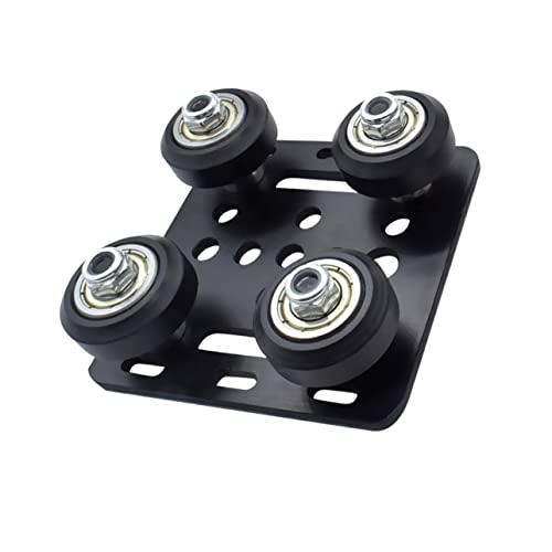MAGICLULU 1 Satz Aluminiumprofil Riemenscheibe Extrusions Riemenscheibe Aluminium Portal Aluminium Profilräder Für 3D Druckerteile Rad Mit Platte Für Drucker Schwarz MAGICLULU 1 Satz Aluminiumprofil Riemenscheibe Extrusions Riemenscheibe Aluminium Portal Aluminium Profilräder Für 3D Druckerteile Rad Mit Platte Für Drucker Schwarz von MAGICLULU