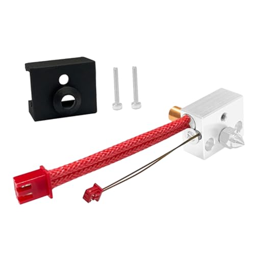 MAGICLULU 1 Satz Hochtemperaturdüsen 3D Druckergerät Druckkopf 3D Drucker Extruder Kit 3D Drucker Extruder Kit 3D Druckextruder 04 Mm Düse Chrom Zirkonium Kupfer von MAGICLULU
