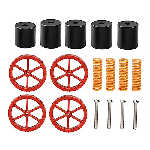 MAGICLULU 1 Satz Nivellierungsschrauben für 3D-Druckerbett federn set Leistungsstark bauen Bettnivellierungswerkzeug Upgrade-Kit für 3D-Drucker 3d drucker schrauben nivellieren Kieselgel von MAGICLULU