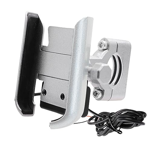 MAGICLULU 1 Stück Halterung für Autotelefon Telefonhalter Motorrad handyhalterung Handy-Ladegeräthalter Handyständer für Fahrräder Lenker Telefon unterstützung Silber MAGICLULU 1 Stück Halterung für Autotelefon Telefonhalter Motorrad handyhalterung Handy-Ladegeräthalter Handyständer für Fahrräder Lenker Telefon unterstützung Silber von MAGICLULU