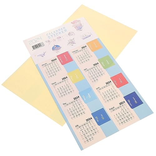 MAGICLULU Easy-peel Kalender Index Aufkleber Notizblock Tragbare Planer Tabs Für Schule Büro MAGICLULU Easy-peel Kalender Index Aufkleber Notizblock Tragbare Planer Tabs Für Schule Büro von MAGICLULU