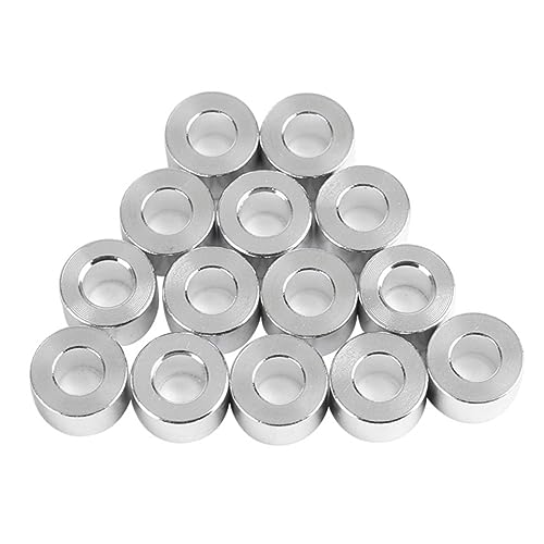 MAGICLULU 10 Stücke Flache Dichtung Hülse Aluminium Dichtung Für 3D Drucker 3D Drucker Aluminium Dichtung Aluminium Buchsen Silber von MAGICLULU