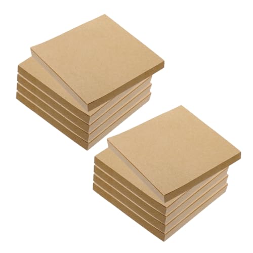 MAGICLULU 10 -notizbuch Leeres Blatt Ästhetisches Schreibtischzubehör Japanische Schulsachen Ästhetisches Schulmaterial Haftnotizblöcke Kleiner Notizblock Notizbilder Brown Papier von MAGICLULU