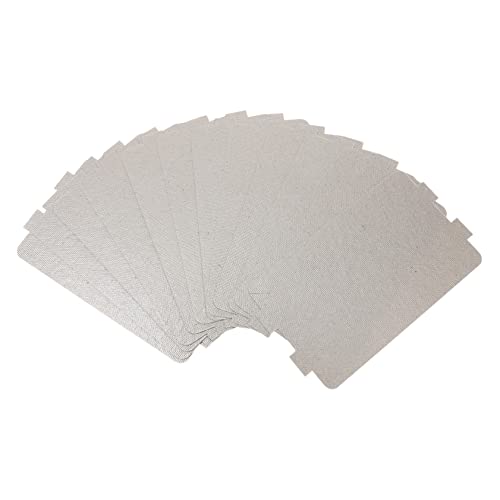 MAGICLULU 12 Stück Blatt Mikrowellen-glimmerflocken Backofen Glimmerplatte Mikrowellen-wellenleiter-abdeckung Microwave Crisper Anti-fettig Glimmerdichtung Glimmerscheibe MAGICLULU 12 Stück Blatt Mikrowellen-glimmerflocken Backofen Glimmerplatte Mikrowellen-wellenleiter-abdeckung Microwave Crisper Anti-fettig Glimmerdichtung Glimmerscheibe von MAGICLULU