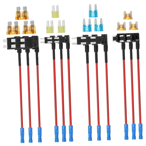 MAGICLULU 12 Teiliges Elektrogeräte Set Kfz Elektroteile Mini Sicherungsabgriff Marine Sicherungshalter Auto Sicherungsabgriff Adapter Sicherungsabgriff Low Profile Mini Inline MAGICLULU 12 Teiliges Elektrogeräte Set Kfz Elektroteile Mini Sicherungsabgriff Marine Sicherungshalter Auto Sicherungsabgriff Adapter Sicherungsabgriff Low Profile Mini Inline von MAGICLULU
