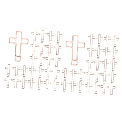 MAGICLULU 2 Sets Elegante Büroklammern in Bibelform Aus Metall Schreibtisch-Accessoires Für Büro Schule Und Zuhause 60 Stück X 2 von MAGICLULU