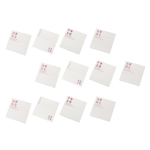 MAGICLULU 12er-Pack Selbstklebende Notizblöcke Aus Papier Von Memo Pads Ästhetische Designs für Studenten von MAGICLULU