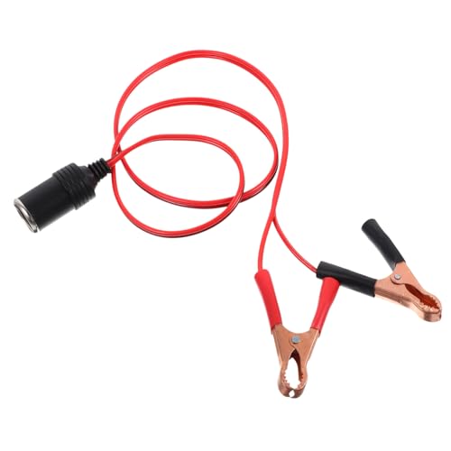 MAGICLULU 1M Batterie Jumper Kabelsatz mit Zigarettenanzünder Adapter Starthilfekabel für Auto Lkw und Boot Leistungsstarke Booster Kabel für Kühlschrank und Wechselrichter von MAGICLULU