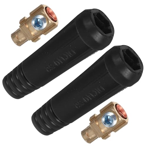 MAGICLULU 1Satz Schnellverbinder für Schweißgeräte Kabelstecker mit Hülsen Kompatibel mit Mma Benutzerfreundliche Bedienung für Zuverlässige Sichere Verbindung MAGICLULU 1Satz Schnellverbinder für Schweißgeräte Kabelstecker mit Hülsen Kompatibel mit Mma Benutzerfreundliche Bedienung für Zuverlässige Sichere Verbindung von MAGICLULU