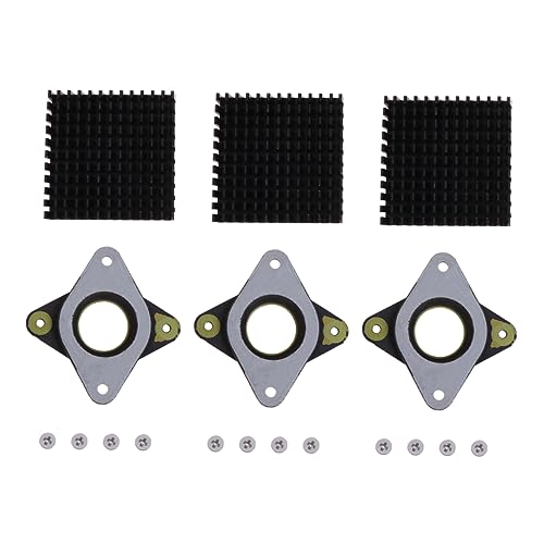 MAGICLULU 1Satz Schrittmotor Vibrationsdämpfer mit Kühlkörpern Effektive Schwingungsreduzierung für Stabilen Betrieb Leisen Druckvorgang von MAGICLULU