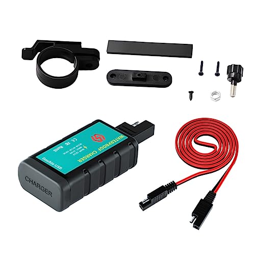 MAGICLULU 1Satz USB Ladegerät mit SAE Kabel Kompatibel Schnelles Aufladen für Smartphones ATV SUV Boote mit Sicherem Schaltkreis und Verbesserter MAGICLULU 1Satz USB Ladegerät mit SAE Kabel Kompatibel Schnelles Aufladen für Smartphones ATV SUV Boote mit Sicherem Schaltkreis und Verbesserter von MAGICLULU