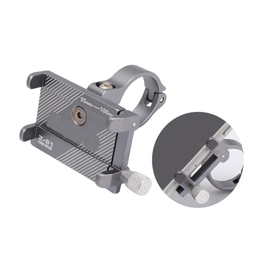 MAGICLULU 1Stück Aluminium Handyhalterung für Fahrradlenker Verstellbarer Smartphone für Geräte Passend für Rohrdurchmesser Installieren MAGICLULU 1Stück Aluminium Handyhalterung für Fahrradlenker Verstellbarer Smartphone für Geräte Passend für Rohrdurchmesser Installieren von MAGICLULU