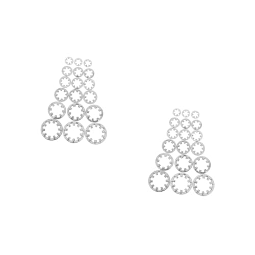 MAGICLULU 2 Sätze Anti-rutsch-dichtung Unterlegscheiben Befestigungselemente Gezahnte Sicherungsscheibe Ö Stichsäge Rostfreie Sicherungsscheiben Sternscheibe Rostfreier Stahl 300 Stück * 2 MAGICLULU 2 Sätze Anti-rutsch-dichtung Unterlegscheiben Befestigungselemente Gezahnte Sicherungsscheibe Ö Stichsäge Rostfreie Sicherungsscheiben Sternscheibe Rostfreier Stahl 300 Stück * 2 von MAGICLULU