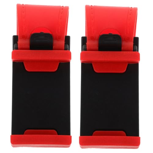 MAGICLULU 2 Stück Autotelefonhalter Handy Armaturenbretthalter Auto Lenkrad Telefonhalter Telefonhalter Klemme Autozubehör Rollstuhl Telefonhalter Autotelefonhalterung Autotelefonhalter von MAGICLULU