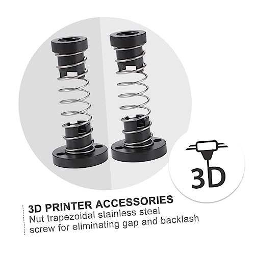 MAGICLULU 2 Stück Druckerzubehör Kupfermutter Schwarz Führen Bausatz Extrusion Schrauben Nüsse Für 3d-drucker T8 Leitspindel 3d Drucker Zubehör Leitspindel Für 3d-drucker Pom MAGICLULU 2 Stück Druckerzubehör Kupfermutter Schwarz Führen Bausatz Extrusion Schrauben Nüsse Für 3d-drucker T8 Leitspindel 3d Drucker Zubehör Leitspindel Für 3d-drucker Pom von MAGICLULU