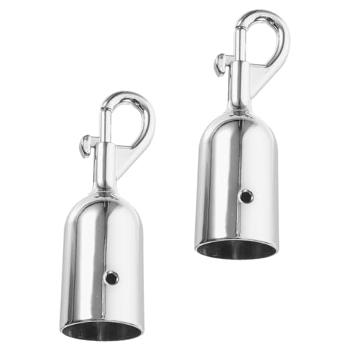 MAGICLULU 2 Stück Lanyard -haken Barrikade Seilhaken Absperrseil Für Stützen Außenhaken Bewachen Endet Im Freien Stopper Schiene Hängend Stangen Abschleppseil Silber Aluminiumlegierung MAGICLULU 2 Stück Lanyard -haken Barrikade Seilhaken Absperrseil Für Stützen Außenhaken Bewachen Endet Im Freien Stopper Schiene Hängend Stangen Abschleppseil Silber Aluminiumlegierung von MAGICLULU