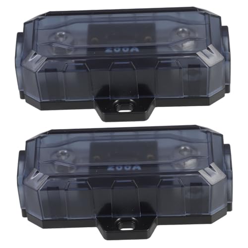 MAGICLULU 2 Stück Sicherungshalter Mit Abdeckung Zubehörschutz Strom Kfz Teileverteilung Sicherungsblock Car Audio Kfz Sicherungsblock Car Audio Sicherungsblock Silber Zinklegierung von MAGICLULU
