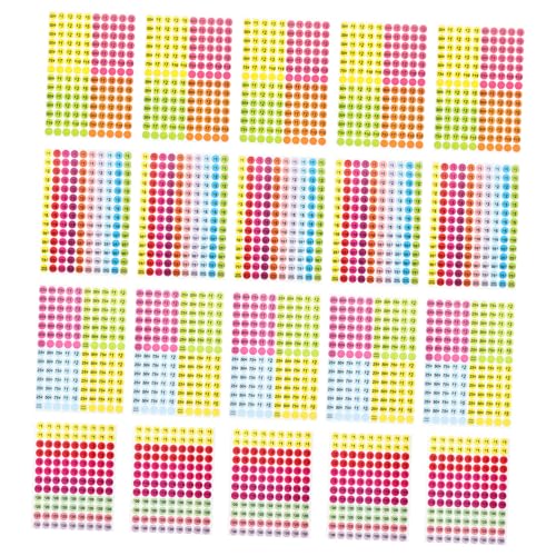 MAGICLULU 20 Blatt schild Kleine Aufkleber Tags für Garage Tag-Aufkleber für die Garage Etiketten Preisaufkleber Verkaufspreise aufkleber für den flohmarkt von MAGICLULU