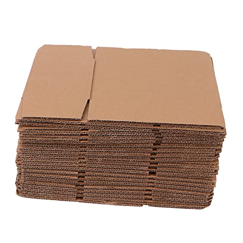 MAGICLULU 20 Stk Superharter Expresskarton Wellpappe Versandkarton Gewellt Dekorative Pappteller Super Harte Verpackung Kleine Kartons Rechteck Verpackungsmaterial Kraftkarton von MAGICLULU