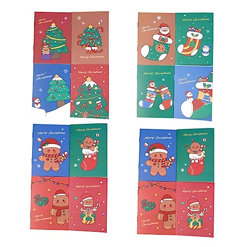 MAGICLULU Weihnachts-notizblock 24 Stück Kugeln Notizblock Tragbar und Stilvoll Weihnachten von MAGICLULU