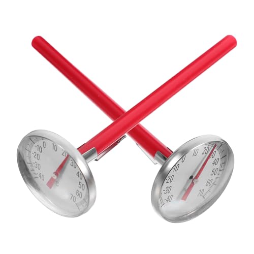 MAGICLULU 2Stück Auto Innenraum Thermometer Uhrenform Mechanisches Thermometer für Klimaanlage Einfach zu Installieren Batterie Rot für Verschiedene Fahrzeugmodelle MAGICLULU 2Stück Auto Innenraum Thermometer Uhrenform Mechanisches Thermometer für Klimaanlage Einfach zu Installieren Batterie Rot für Verschiedene Fahrzeugmodelle von MAGICLULU
