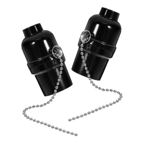 MAGICLULU 2Stücke Lampenfassung Mit Zugkettenschalter Gewindesockel Aus Metall Langlebige Und Moderne Lampenfassung Für Stehlampen Zu Installieren Und Vielseitig von MAGICLULU