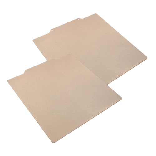 MAGICLULU 2Stücke Stahlplatte Für Flexibles Heißbett Mit Doppelseitiger Pei Beschichtung Magnetische Bauoberfläche Für Ender Anet von MAGICLULU