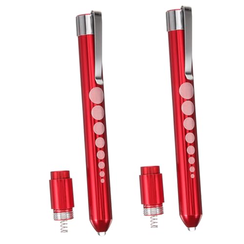 MAGICLULU 2Stücke Wiederverwendbare Stift Taschenlampen LED Für Medizinische Anwendungen Tragbar Kompakt Für Pflegekräfte Mit Integriertem Maßstab Vielseitigem Einsatz MAGICLULU 2Stücke Wiederverwendbare Stift Taschenlampen LED Für Medizinische Anwendungen Tragbar Kompakt Für Pflegekräfte Mit Integriertem Maßstab Vielseitigem Einsatz von MAGICLULU