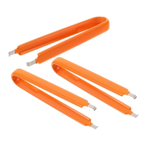 MAGICLULU 3 Stück Auszieher Sicherungsziehwerkzeug fürs Auto Universelle Zange zum Entfernen von Kfz-Relais Zange zum Entfernen des Sicherungsrelais Rostfreier Stahl Orange MAGICLULU 3 Stück Auszieher Sicherungsziehwerkzeug fürs Auto Universelle Zange zum Entfernen von Kfz-Relais Zange zum Entfernen des Sicherungsrelais Rostfreier Stahl Orange von MAGICLULU