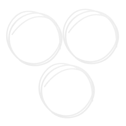 MAGICLULU 3 Stücke 3D Drucker Ptfe Schlauch Drucker Zubehör Ptfe Rohr Für Drucker Weiß Drucker Rohr Ptfe von MAGICLULU