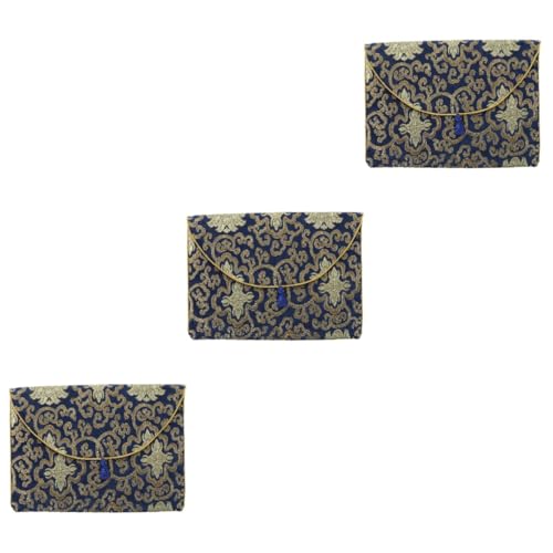 MAGICLULU 3 Stücke Chinesischen Knoten Dekorative Beutel Koran Abdeckung Fall Material Ethnischen Stil Tasche Für Schriften von MAGICLULU