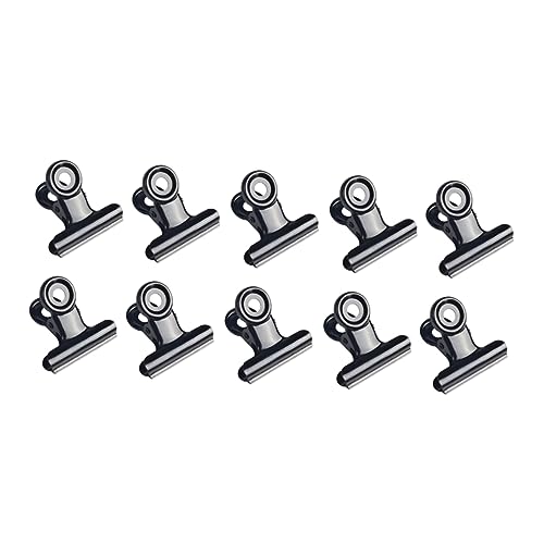 MAGICLULU 30 STK Clip Zur C-kurvenformung Bürobedarf Dichtungsklemmen Aus Metall Büroklammern Industrielle Clips Rustikale Klammern Lochclips Miniclips Rostfreier Stahl Nagelknipser Maniküre von MAGICLULU