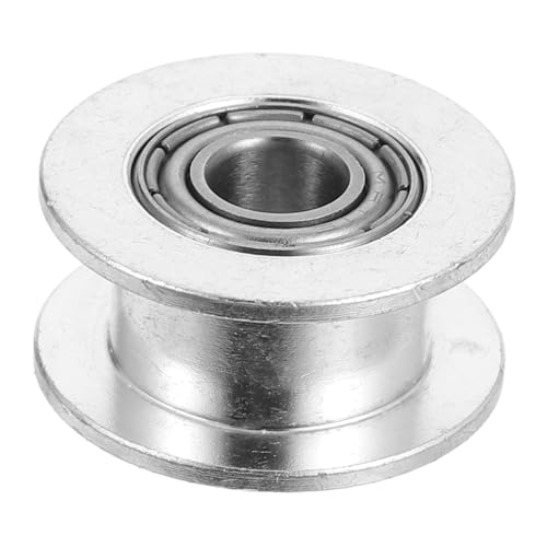 MAGICLULU 3D -Drucksynchronisationsrad Rolle Synchronräder Leerlauf Gürtel zeitliche Koordinierung mechanische Riemenscheiben Synchronriemenscheibe Aluminiumlegierung Silver von MAGICLULU