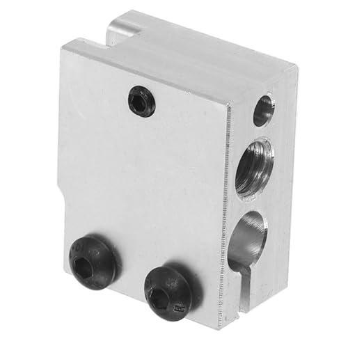 MAGICLULU 3d drucker heizblock bauen 3D-Druckteile Hitze Düse 3D-Druckerteile Extruderteile 3d drucker zubehör Extruder Zubehör Extruder-Heizblock Zubehör für den 3D-Druck Aluminium von MAGICLULU