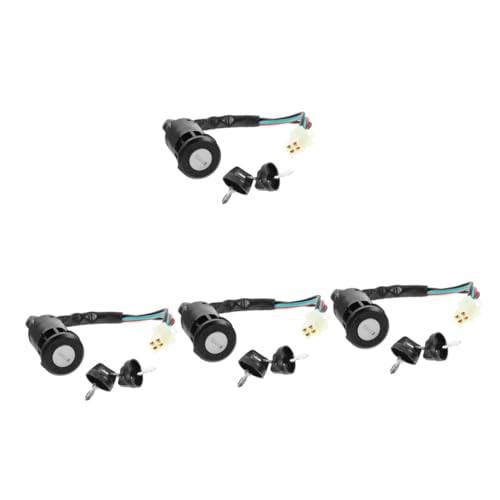 MAGICLULU 4 Sätze Zündschalterschlüssel Zündanlassschalter Universal-zündschalter Mit Schlüssel Bot Zündkerzenschlüssel Zündung Starten Motorradteile Schlüsselanfang Metall MAGICLULU 4 Sätze Zündschalterschlüssel Zündanlassschalter Universal-zündschalter Mit Schlüssel Bot Zündkerzenschlüssel Zündung Starten Motorradteile Schlüsselanfang Metall von MAGICLULU