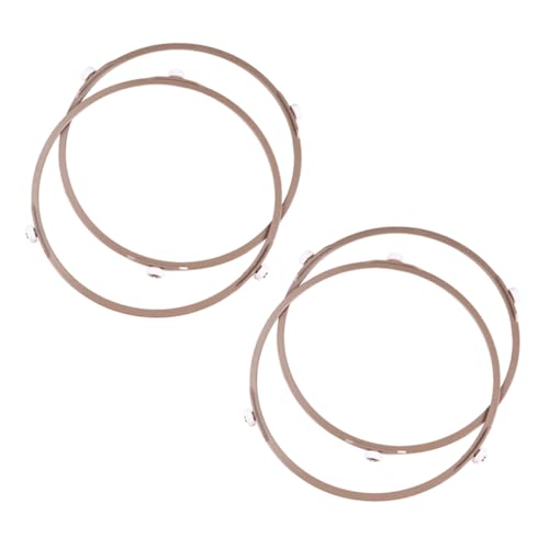MAGICLULU Glasdrehteller Für Mikrowellenherde – 4-teilige Drehtellerhalterung Für Gleichmäßiges Garen MAGICLULU Glasdrehteller Für Mikrowellenherde – 4-teilige Drehtellerhalterung Für Gleichmäßiges Garen von MAGICLULU