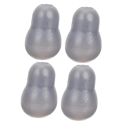 MAGICLULU 4 Stück Zubehör für Ohrstöpsel Stethoskop Ohrstöpsel Ersatzohrspitzen Ohrstöpsel Tipps Ohrstöpsel Stethoskop Ersatzteile für Stethoskope Ersatzspitze für Ohrhörer PVC Grau von MAGICLULU
