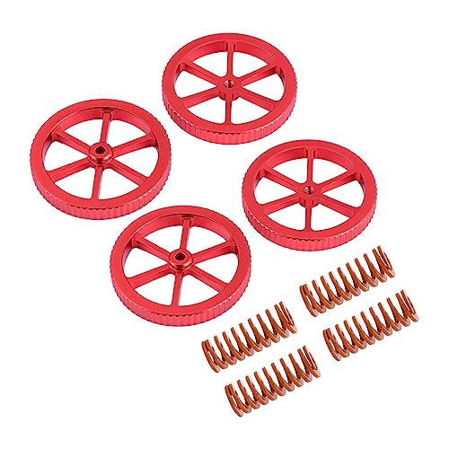 MAGICLULU 4 Stück Zubehör für den 3D-Druck Hand aus Aluminium Frühling Teile Nivellierer Hand Nuss Hot-Bett-Die-Springs Hand Nivelliermutter Zubehör für 3d-Drucker Druckfedern rot MAGICLULU 4 Stück Zubehör für den 3D-Druck Hand aus Aluminium Frühling Teile Nivellierer Hand Nuss Hot-Bett-Die-Springs Hand Nivelliermutter Zubehör für 3d-Drucker Druckfedern rot von MAGICLULU